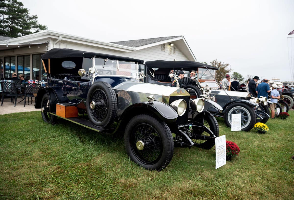 The 2024 St. Michaels Concours d’Elegance on Chesapeake Bay winner, a 1909 Rolls-Royce Silver Ghost, shown here, will be returning to the Kent Island Yacht Club in Chester, Md., this Sept. 28, with advance discounted tickets and more information at www.smcde.org.