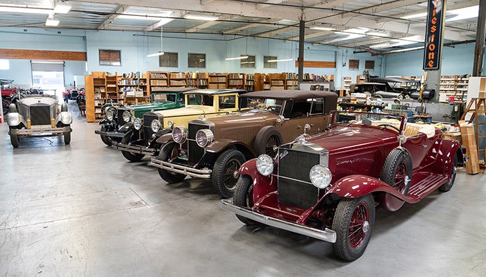 The single largest collection of Doble Steam Motors cars in private ownership, coming to auction as part of the Stan Lucas Collection.