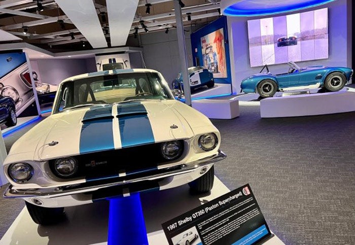 The Newport Car Museum’s Mustang Day on Saturday, Sept. 13 will host Mustang clubs from across New England. Mustang lovers will gather in the parking lot and tour the Museum where the Ford Shelby Gallery, with its many rare Mustang models, is a highlight. Photo courtesy of Newport Car Museum.