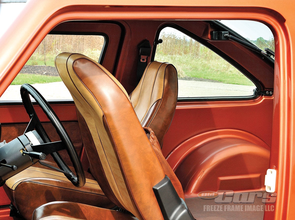 The SSV-100 is a two-passenger vehicle lacking a rear seat.