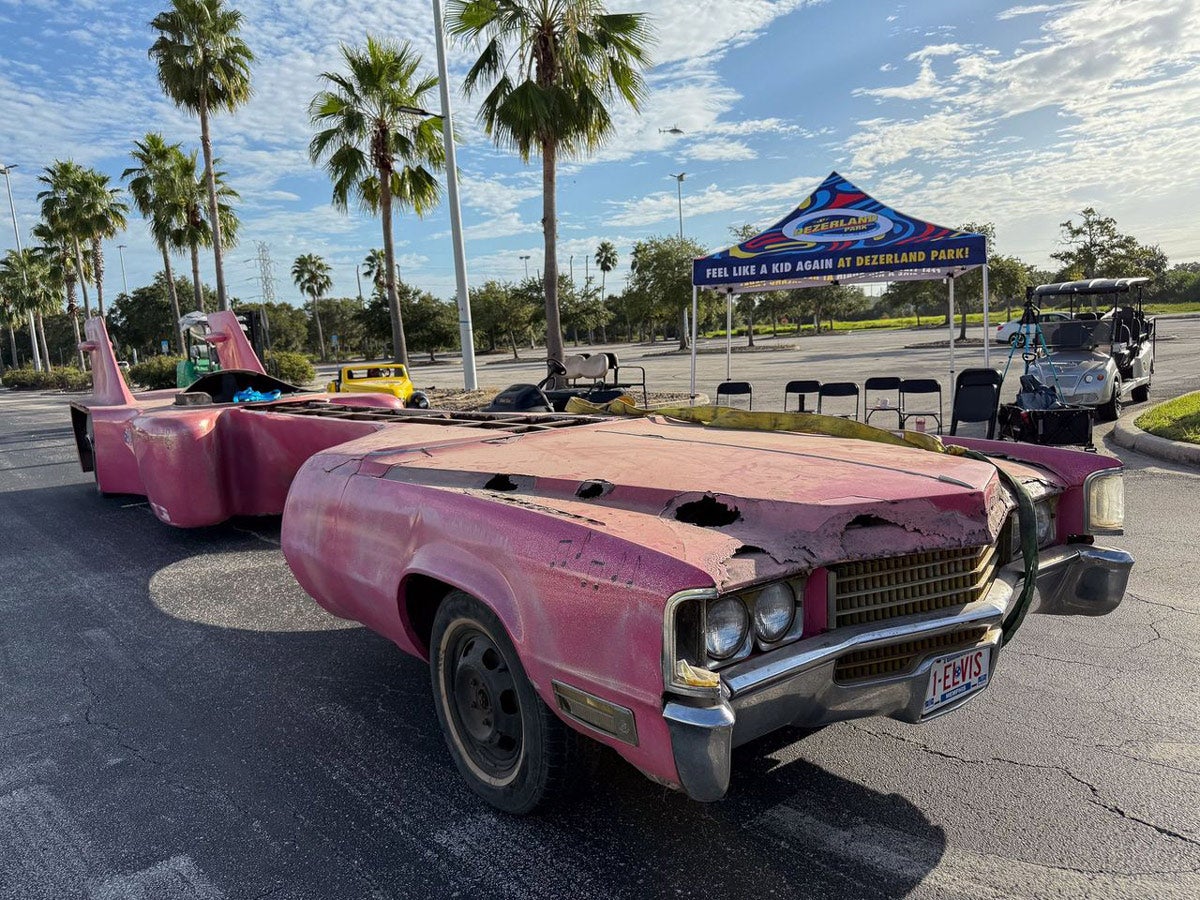 Elvis Presley’s legendary “Guitar Car” comes to the U.S. after decades overseas