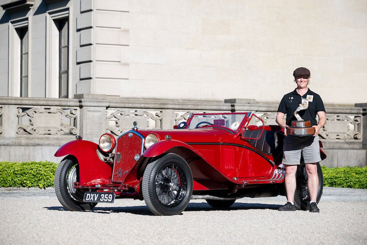 1933 Alfa Romeo 8C-2300 “Rimoldi” Corto Spyder named ‘Best of Show’ at 2025 Audrain Newport Concours d’Elegance