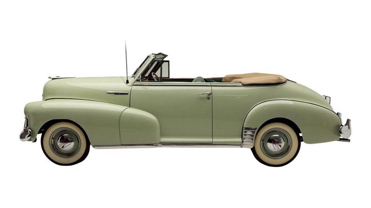 original 1948 Chevrolet Fleetmaster Convertible driven by Jack Nicholson in his iconic role as “Jake Gittes” in The Two Jakes, the 1980 sequel to Chinatown