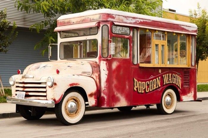 Hollywood vehicle: a historic 1953 Chevrolet 3100 series Popcorn Cotton Candy utility truck