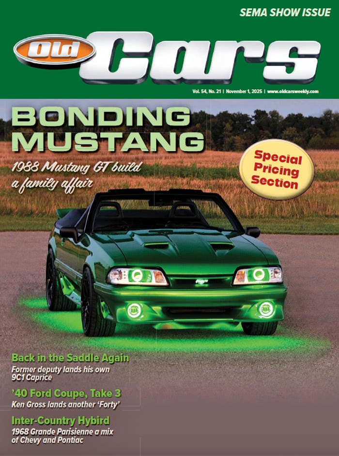 A sneak peek of what’s inside Old Cars’ November 1, 2025, issue!