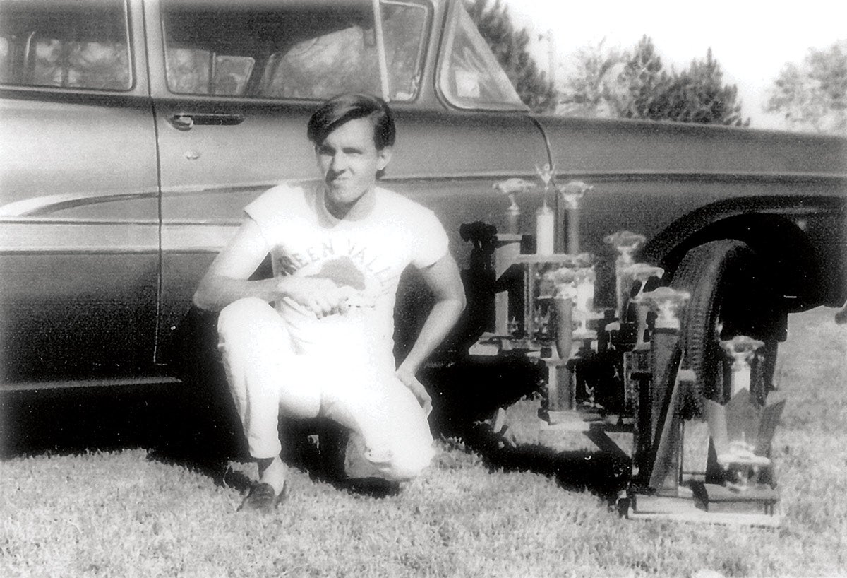 Owner Glenn Wells started drag racing at a young age. He owned a total of seven 1958 Fairlanes he rebuilt for drag-racing before purchasing the feature car.