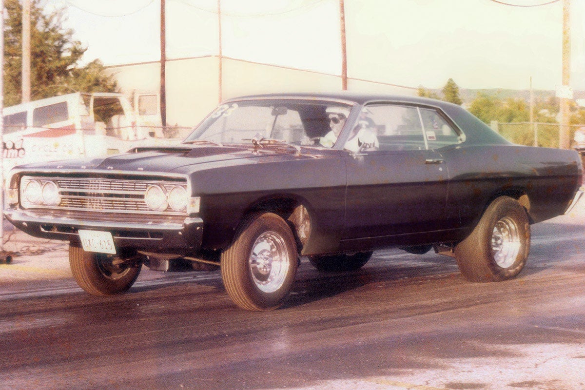 Feature car owner Glenn Wells drag raced his 1968 Fairlane 500 until about 18 years ago at strips in Texas and Arkansas.