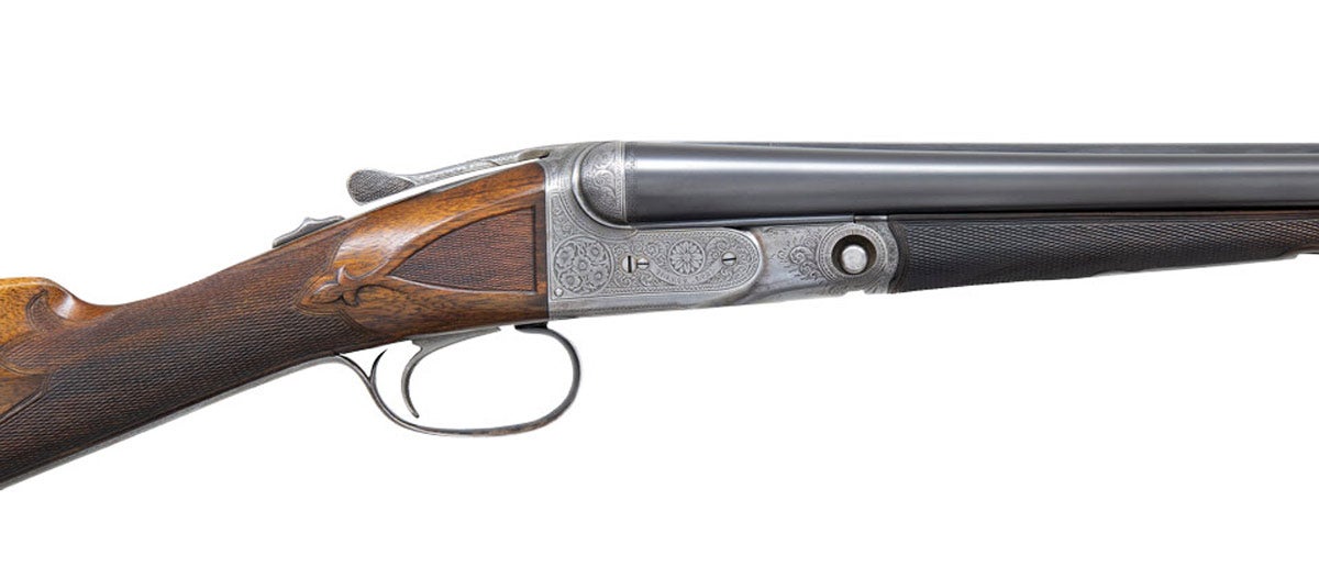 A BHE Parker Shotgun with special order engraving