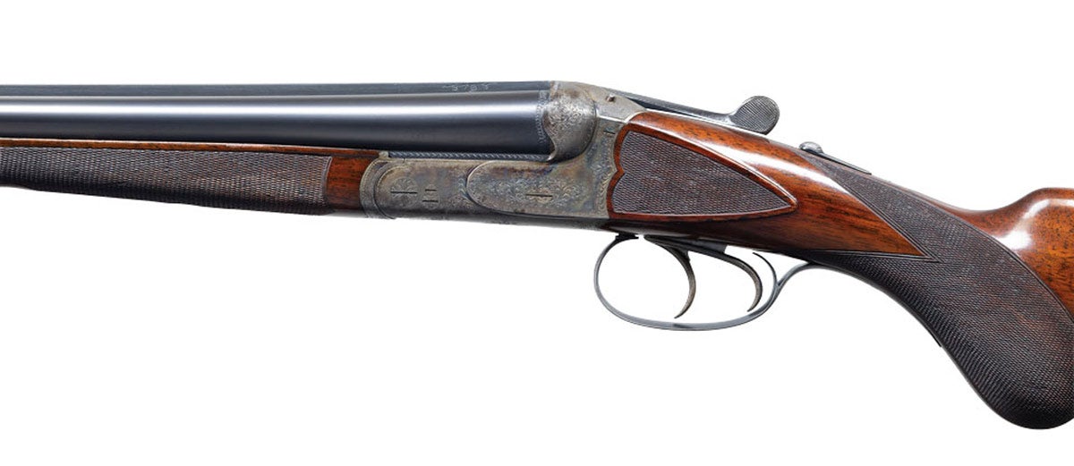 A Prussian Lindner Daly Superior Quality SXS Shotgun