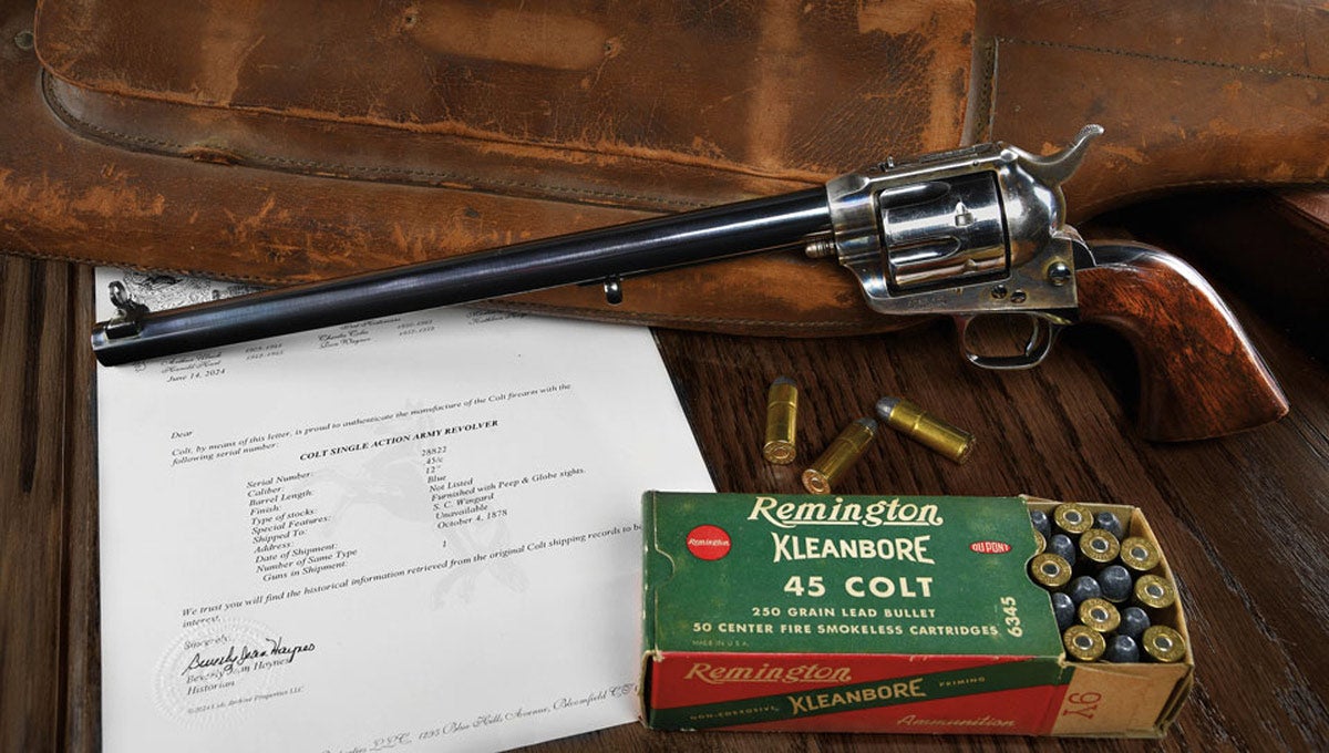 The only factory documented Colt 12" Buntline Special SAA revolver extant