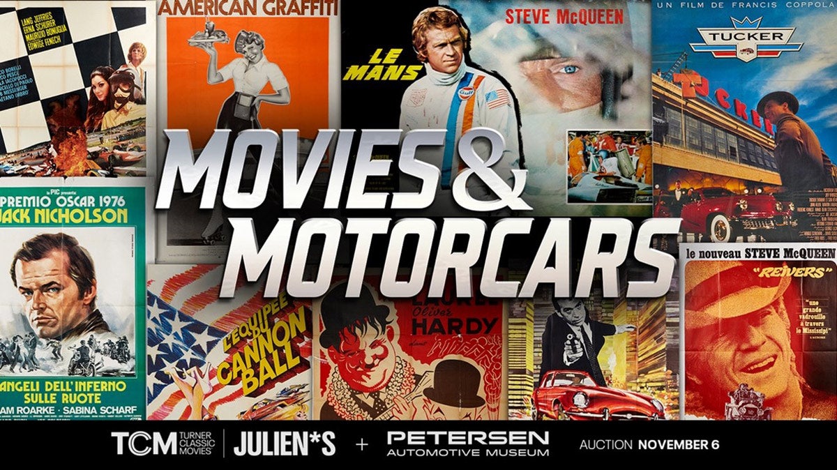 Julien’s Auctions, Turner Classic Movies team up with the Petersen Automotive Museum for ‘Movies & Motorcars’ auction