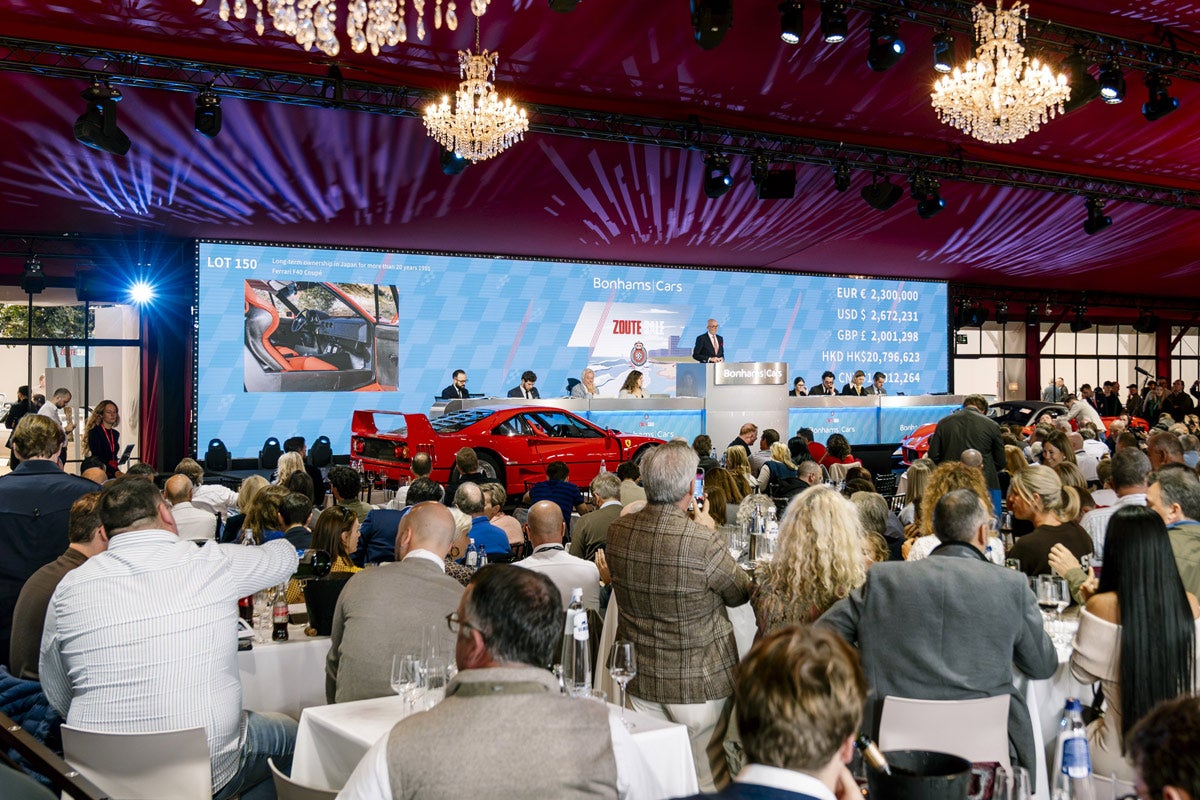 Ferraris ruled at Bonhams|Cars Zoute sale