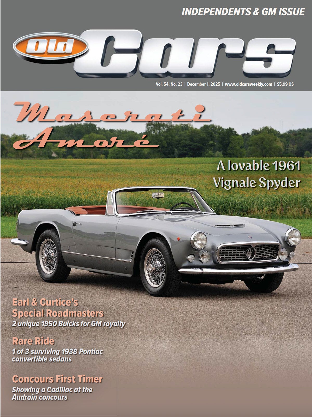 A sneak peek of what’s inside Old Cars’ December 1, 2025, issue!