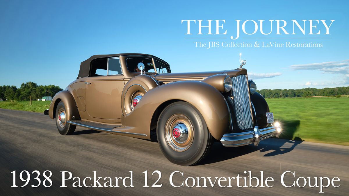 Among the last of its kind: 1938 Packard 12 Convertible Coupe