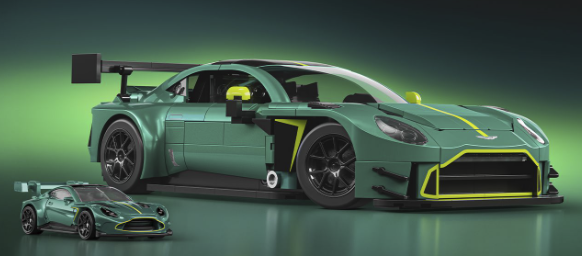 Aston Martin Vantage GT3 joins Mattel Brick Shop lineup