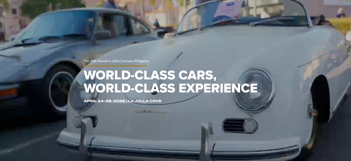 20th Annual La Jolla Concours d’Elegance celebrates ‘Icons of Speed’ April 24 – 26, 2026