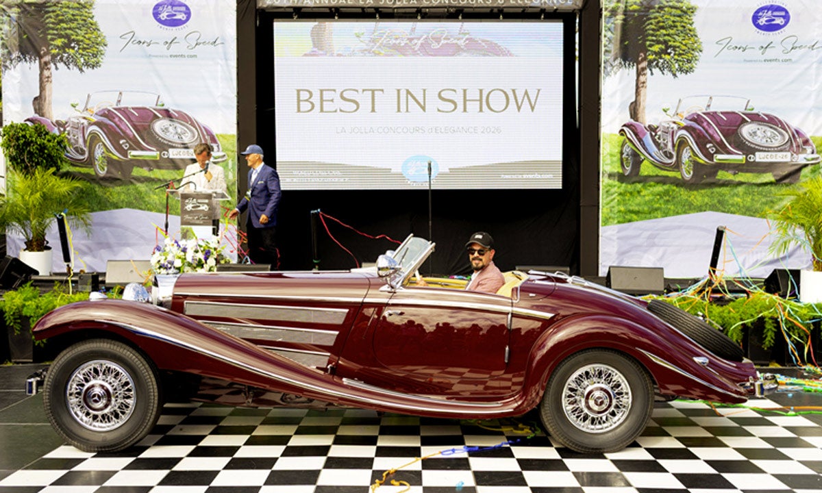 20th Annual La Jolla Concours d’Elegance crowns 1937 Mercedes-Benz 540 Special Roadster ‘Best of Show’