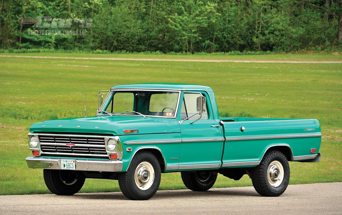Car of the Week: 1968 Ford F-250 Ranger Camper Special