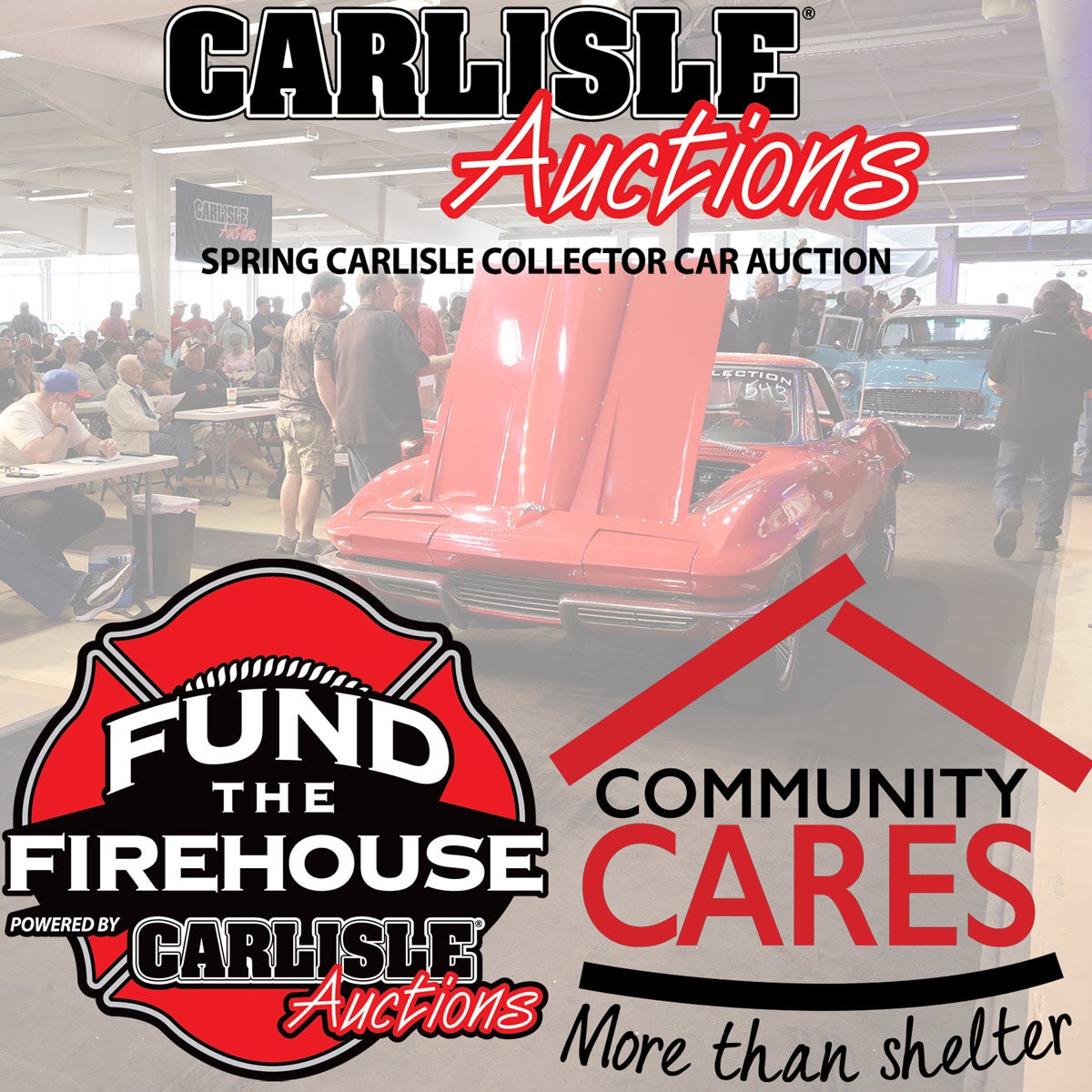 Carlisle Auctions revving up for vehicle donations and charitable sales: Carlisle Cares & five fire companies to be recipients of charity this Spring Carlisle 2026
