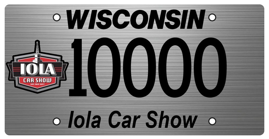 Iola Car Show license plates launch June 9th in Wisconsin
